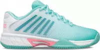 K-Swiss Hypercourt Sportschoenen - Maat 37.5 - Meisjes - mint groen - wit