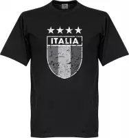 Italia Vintage Logo T-shirt - Zwart - 5XL
