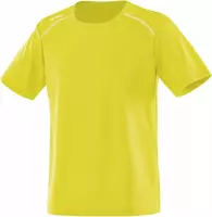 Jako Run Hardloopshirt Unisex - Shirts  - geel - S