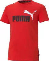 Puma Essentials kinder sport T-shirt - Rood - Maat 140