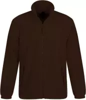 SOLS Heren North Full Zip Outdoor Fleece Jacket (Donkere chocolade)