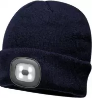 Luxe Muts met LED - Beanie Muts Navy – Beanie LED