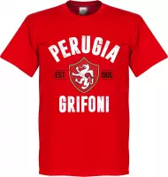 Perugia Established T-shirt - Rood - XS
