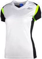 Rogelli Eabel Sportshirt - Korte Mouwen - Dames - Wit, Zwart, Fluor - Maat XL