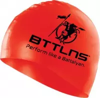 BTTLNS badmuts | swim cap | siliconen badmuts unisex | Absorber 2.0 | rood | one size