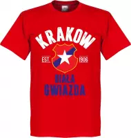 Wisla Krakow Established T-Shirt - Rood - XXL