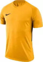 Nike Nike Tiempo Premier SS Sportshirt - Maat 134  - Unisex - geel/zwart