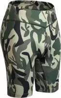 Fietsbroekje - Maat XS - Camo groen