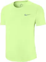 Nike - Miler Top Short Sleeve Women - Hardloopshirt - S - Groen