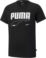 Puma Puma Rebel T-shirt - Jongens - zwart - wit