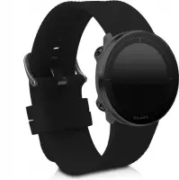 kwmobile bandje compatibel met Polar Vantage M / Grit X - Armband voor fitnesstracker in zwart - Horlogeband