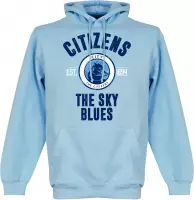 Manchester City Established Hooded Sweater - Wit - XXL