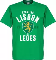 Sporting Lissabon Established T-Shirt - Groen - XS