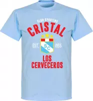 Sporting Cristal Established T-Shirt - Lichtblauw - XXL