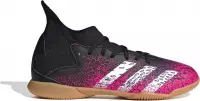 adidas Predator Sportschoenen - Maat 35 - Unisex - zwart - roze - wit - paars