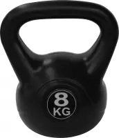 Tunturi - Fitness Set - Kettlebell 8 kg - Fitnessmat 160 x 60 x 0,7 cm - Shakebeker