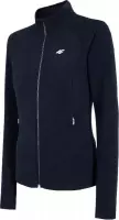 4F Women's Sweatshirt H4L21-BLDF080-31S, Vrouwen, Marineblauw, bloezen, maat: XS EU