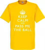 Keep Calm And Pass The Ball T-Shirt - XS
