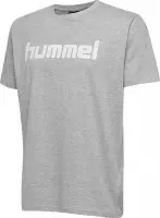 hummel Go Kids Cotton Logo T-Shirt Korte Mouw - Maat 176