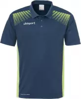 Uhlsport Goal Polo Shirt Petrol-Flash Groen Maat M