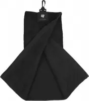 Masters Golf Handdoek Tri-fold 17.1 X 34.3 Cm Katoen Zwart