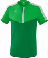 Erima Squad T-Shirt Fern Green-Smaragd-Zilver Grijs Maat 3XL