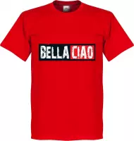 Bella Ciao T-Shirt - Rood - XXL