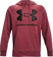 Under Armour Rival Fleece Big Logo Hoodie 1357093-652, Mannen, Kastanjebruin, Sporttrui, maat: M EU