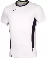 Mizuno Sportshirt - Maat L  - Vrouwen - wit/zwart