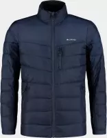 Cortazu Mountain Mid-layer Jas Zip-in Donker Blauw | Heren warm gevoerde outdoor jas