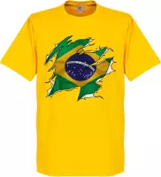 Brazilië Ripped Flag T-Shirt - KIDS - 140