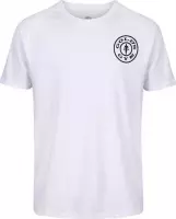 BASIC T-SHIRT WITH CHEST LOGO - WIT - XL