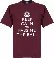 Keep Calm And Pass Me The Ball T-Shirt - XL