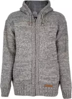 Gebreid Wollen Vest Heren/Uni met voering - M Chamonix BeigeGrey 3XL