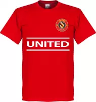 Manchester United Team T-Shirt - Rood - XS