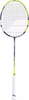 Babolat badmintonracket XFEEL origin lite - blauw/geel - bespannen