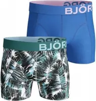Bjorn Borg Summer Palm boxershort 2-pack heren blauw/groen