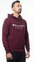 Wolftech Gymwear Hoodie Heren / Hoodie Dames - Rood / Bordeaux - M - Met Groot Logo - Fitness - Unisex