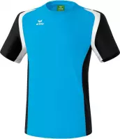 Erima Razor 2.0 T-Shirt Kinderen - Curacao / Zwart / Wit | Maat: 140