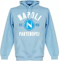 Napoli Established Hooded Sweater - Lichtblauw - M