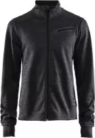 Craft Breakaway Jersey Jacket Heren - Black Melange