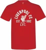 Liverpool T shirt - Volwassenen - Maat L - Rood/Wit