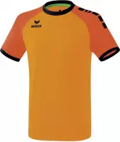 Erima Zenari 3.0 Shirt Korte Mouw - Oranje / Mandarine / Zwart | Maat: L