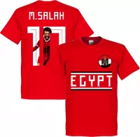 Egypte M. Salah 10 Gallery Team T-Shirt - Rood - XXXL
