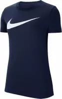 Nike Nike Park20 Dry Sportshirt - Maat XS  - Vrouwen - navy - wit