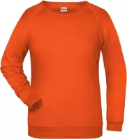 James And Nicholson Dames/dames Basic Sweatshirt (Oranje)