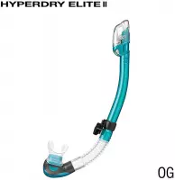 TUSA Hyperdry Elite II snorkel - Ocean Green