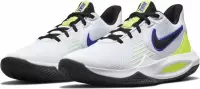 Nike Precision Sportschoenen - Maat 45 - Mannen - wit - zwrt - neon geel - blauw