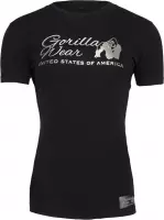 Gorilla Wear Luka T-shirt - Zwart/Zilver
