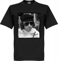 Jackie Stewart Portrait T-Shirt - Zwart - XL